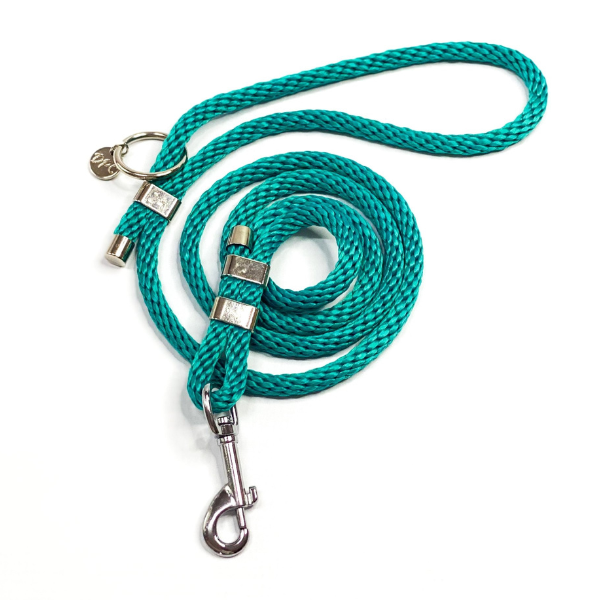 Dear Pet Co Rope Leash - Turquoise | The Harvest Table