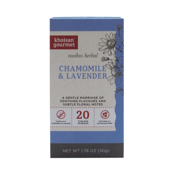 Khoisan Gourmet Chamomile & lavender tea | The Harvest Table